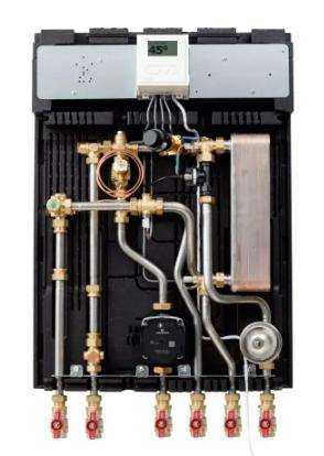 Wavin Calefa S 40-V fjernvarmeunit ECL Venstrevendt Wavin Calefa S 40-V fjernvarmeunit ECL Venstrevendt