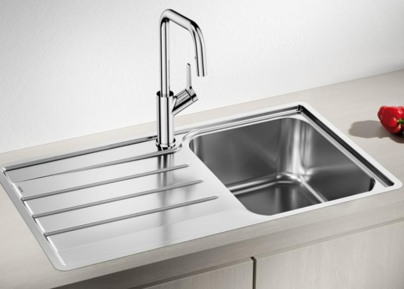 Blanco Lemis 45S-IF UX k&oslash;kkenvask - Rustfrit st&aring;l