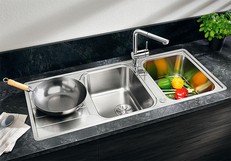 Blanco Classimo 8 S-IF MXI k&oslash;kkenvask - Rustfrit st&aring;l