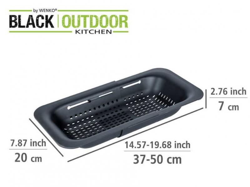 Wenko Sivo køkkensi - Sort Wenko Sivo køkkensi - Sort