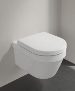 V&B Architectura v&aelig;gh&aelig;ngt toilet m/direct flush, AntiBac og C+