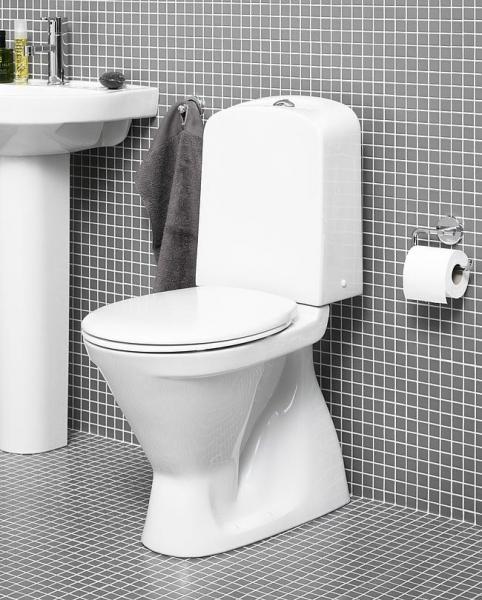 Gustavsberg Nordic3 3500 toilet m/skjult S-l&aring;s