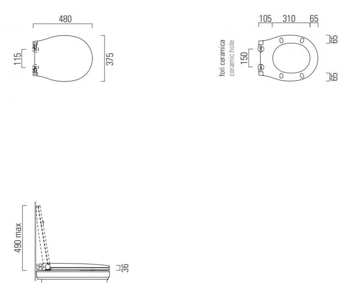 GSI Classic toiletsæde m/Soft-close og QuickRelease - Hvid GSI Classic toiletsæde m/Soft-close og QuickRelease - Hvid