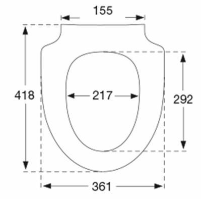 Pressalit Spira V toiletsæde 1136 m/SoftClose og LiftOff - Dusty blue Pressalit Spira V toiletsæde 1136 m/SoftClose og LiftOff - Dusty blue