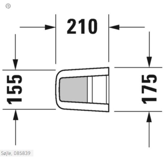 Duravit ME by Starck søjle Duravit ME by Starck søjle