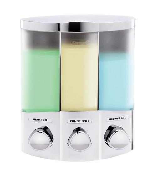 HeFe Trio s&aelig;bedispenser - Krom