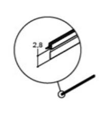 Dansani drypliste ekstra høj til lige døre, 2 stk Dansani drypliste ekstra høj til lige døre, 2 stk