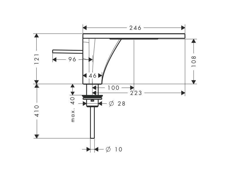 AXOR Massaud h&aring;ndvaskarmatur