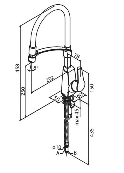 Damixa Rowan Pro k&oslash;kkenarmatur