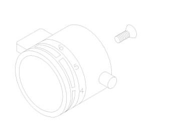 Damixa Temperaturreguleringsgreb - Krom