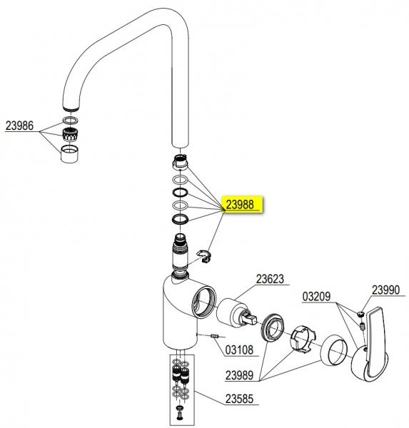 Damixa reperationss&aelig;t til sliddele f/studs og udl&oslash;bshoved