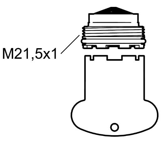 FM Mattsson Luftinblandande Str&aring;lsamlare Garda M21,5x1 9l/min