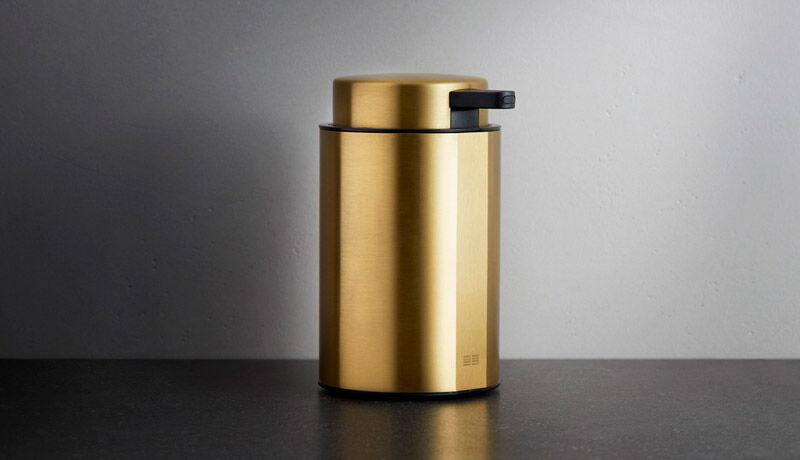 Unidrain ReFrame s&aelig;bedispenser bordmodel - Messing