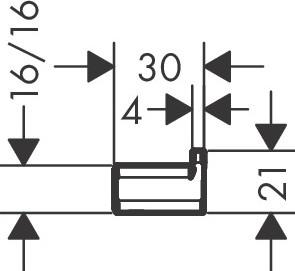 hansgrohe AddStoris enkel krog - Krom hansgrohe AddStoris enkel krog - Krom