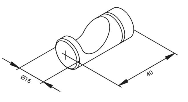 Damixa Silhouet håndklædekrog - 2 styk - Matsort Damixa Silhouet håndklædekrog - 2 styk - Matsort