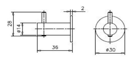 d line Håndklædekrog - Børstet rustfrit stål d line Håndklædekrog - Børstet rustfrit stål