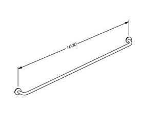 Pressalit PLUS h&aring;ndgreb 1000 mm - Hvid
