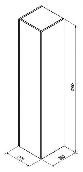 Sanibell Proline h&oslash;jskab - Cabana eg