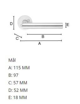 Beslagsboden indendørs dørgreb inkl nøgleskilt - Mat sort Beslagsboden indendørs dørgreb inkl nøgleskilt - Mat sort