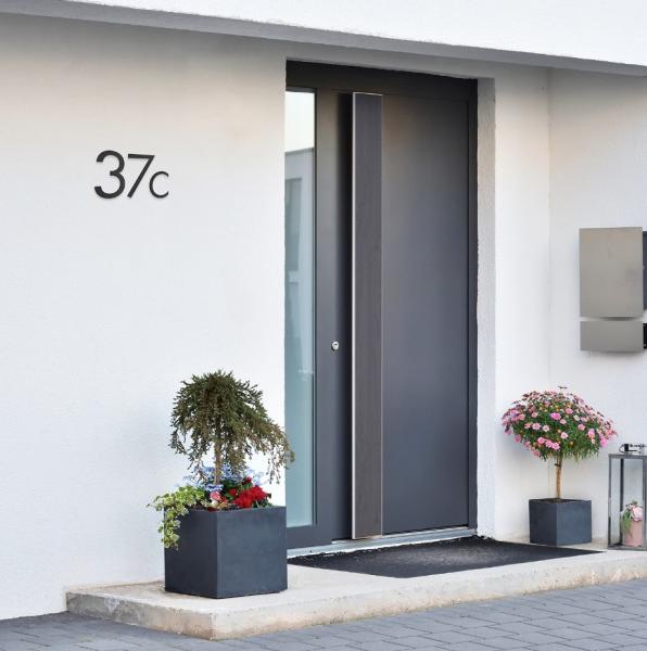 Beslagsboden Nordic husnummer 3 - Mat sort