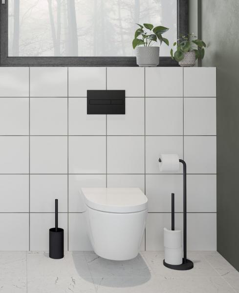 Beslagsboden tilbeh&oslash;rspakke til toilet t/gulv - Hvid