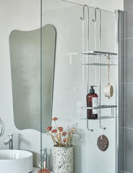 Smedbo Sideline brusekurv til glasv&aelig;g - Krom