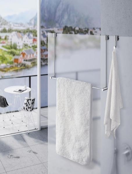 Smedbo Sideline håndklædekrog til glasvæg - Krom Smedbo Sideline håndklædekrog til glasvæg - Krom