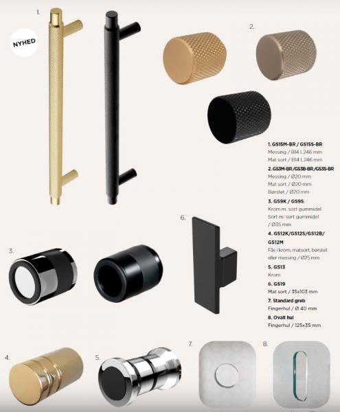 Strømberg Noma 30 dobbelt svingdør - Skræddersyet - Mat sort Strømberg Noma 30 dobbelt svingdør - Skræddersyet - Mat sort