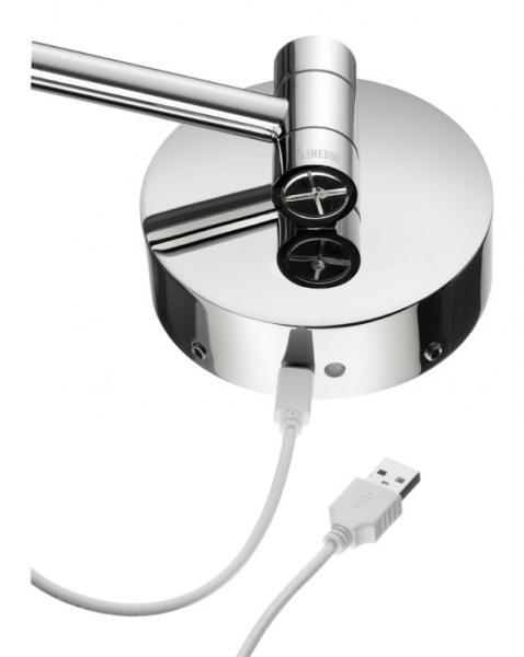 Smedbo Outline kosmetikspejl til væg m/LED lys, sensor og 7 x forstørrelse - Krom Smedbo Outline kosmetikspejl til væg m/LED lys, sensor og 7 x forstørrelse - Krom