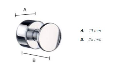 Smedbo Home h&aring;ndkl&aelig;dekrog - 2 stk - B&oslash;rstet messing