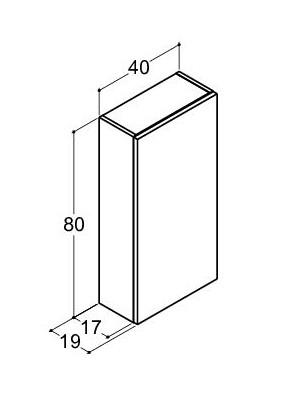 Dansani Luna Urban overskab - Venstreh&aelig;ngslet - Sort eg