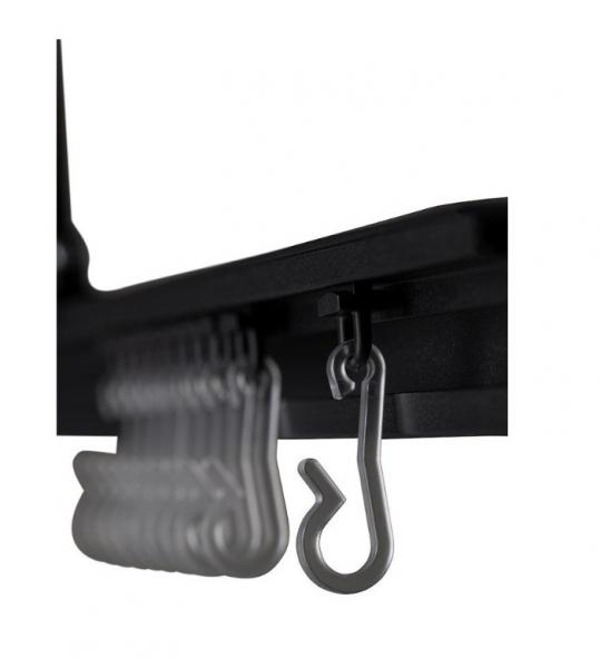 Leijma Stabil forh&aelig;ngsskinne - 90 x 170 - Mat sort