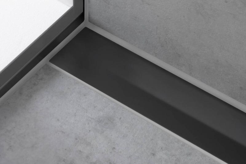 Hansgrohe RainDrain Flex afl&oslash;b (kan afkortes) t/bagv&aelig;g - 70 - Mat sort