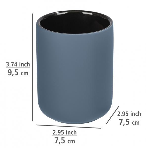 Wenko Avellino keramik tandkrus - Bl&aring;