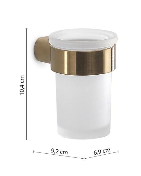 Hefe Piren tandkrus til v&aelig;g - B&oslash;rstet messing