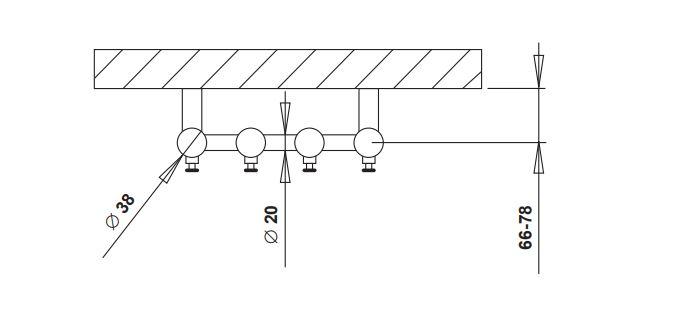 Str&oslash;mberg Regus el-h&aring;ndkl&aelig;det&oslash;rrer - 26,6x150 cm - Hvid