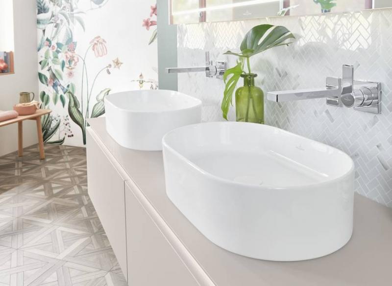 V&B Collaro 56 fritst&aring;ende bowlevask - Uden overl&oslash;b