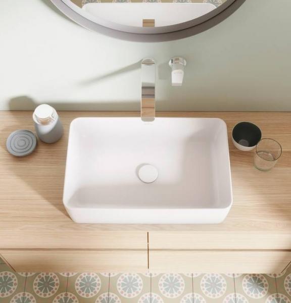 V&B Collaro 56 fritst&aring;ende bowlevask - Uden overl&oslash;b