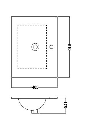 Nortiq Bergamo 61 m&oslash;belpakke inkl spejl - Mat hvid