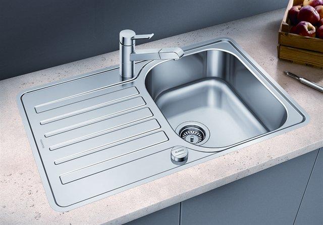 Blanco Lantos 45 S-IF Compact k&oslash;kkenvask - Rustfrit st&aring;l