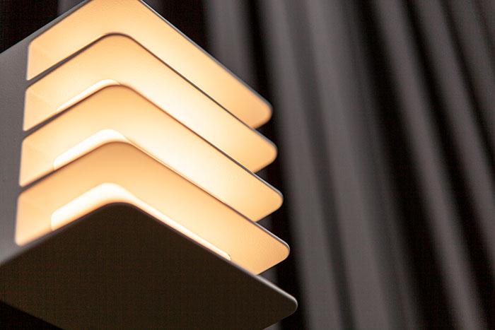 Lutec Modern Gridy udend&oslash;rslampe til v&aelig;g - Vendbar