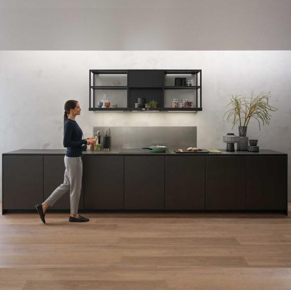 Eico Modular F60 BK Matt emh&aelig;tte til v&aelig;gmontering - Sort