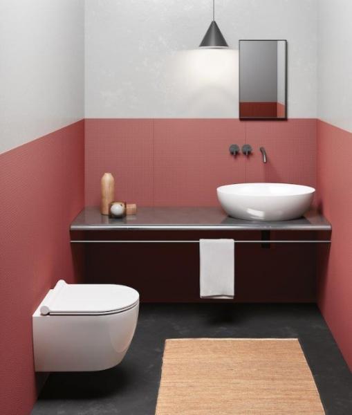 GSI Pura kompakt 46 v&aelig;gh&aelig;ngt toilet m/Extraglaze+