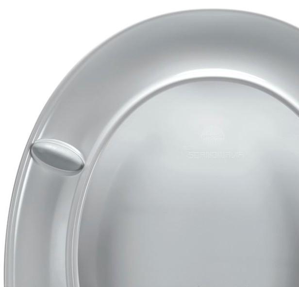 Pressalit Scandinavian PLUS toilets&aelig;de m/softclose og lift-off- Hvid