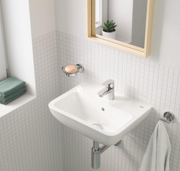 Grohe Start Edge 45 håndvask t/væg - 1 hanehul Grohe Start Edge 45 håndvask t/væg - 1 hanehul