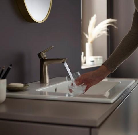 Hansgrohe Talis E 110 håndvaskarmatur u/bundventil - Børstet bronze Hansgrohe Talis E 110 håndvaskarmatur u/bundventil - Børstet bronze