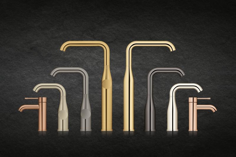 Outlet - Grohe Essence New håndvaskarmatur u/bundventil - Poleret warm sunset Outlet - Grohe Essence New håndvaskarmatur u/bundventil - Poleret warm sunset