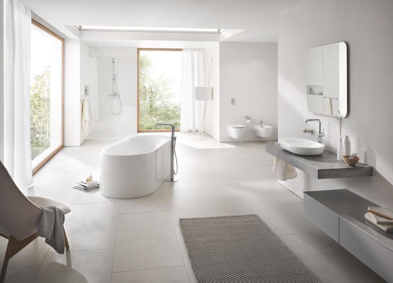 Grohe Essence håndvaskarmatur m/EcoJoy og svingtud - Poleret hard graphite Grohe Essence håndvaskarmatur m/EcoJoy og svingtud - Poleret hard graphite