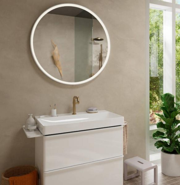 hansgrohe Tecturis S Fine h&aring;ndvaskarmatur 150 m/CoolStart, EcoSmart+ u/bundventil - B&oslash;rstet bronze