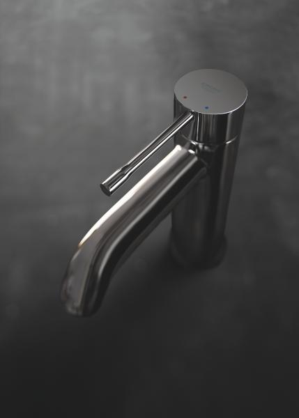 Grohe Essence New h&aring;ndvaskarmatur m/bundventil - Poleret hard graphite